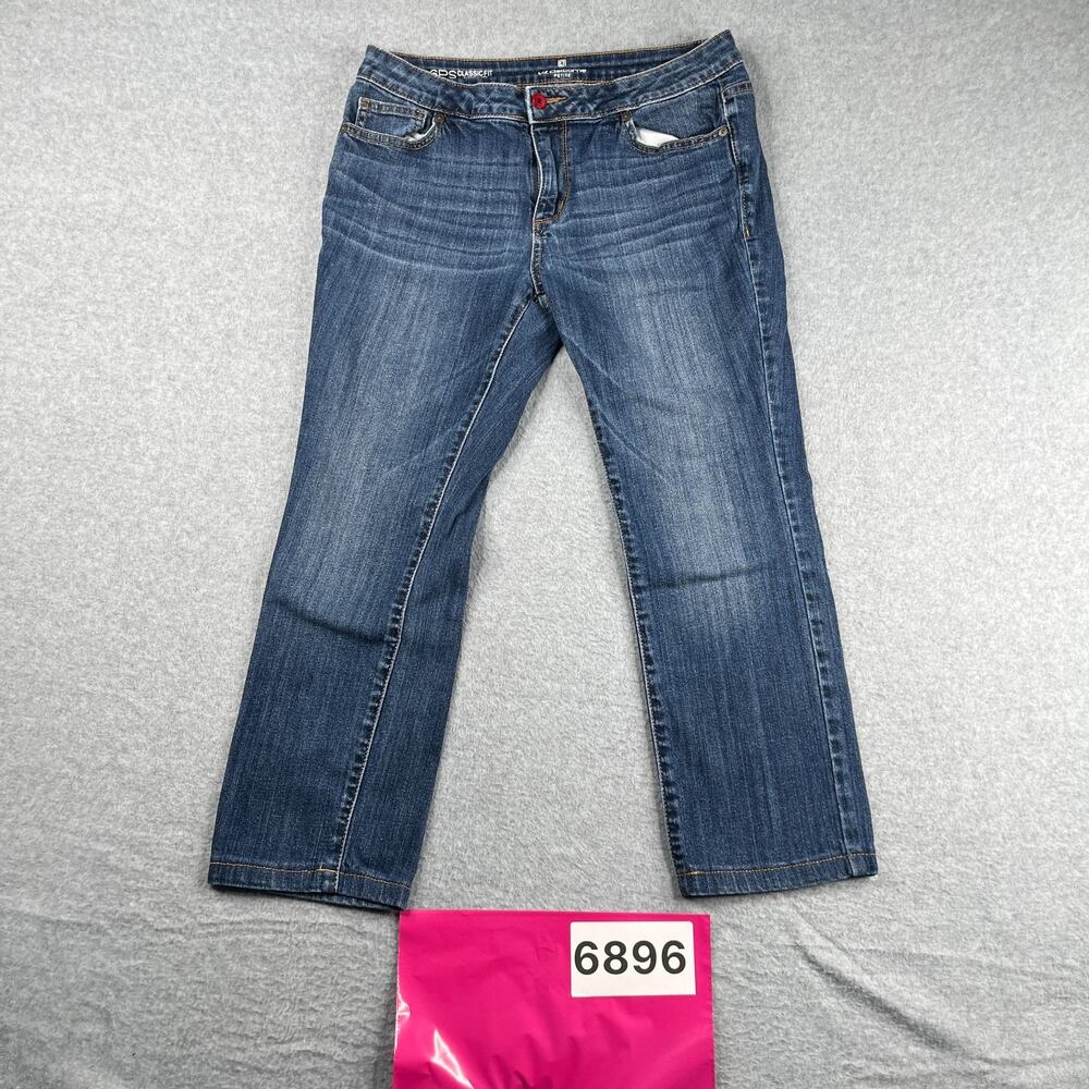 Liz Claiborne Petite Denim Jeans Womens Size 6P Classic Fit Straight leg Short